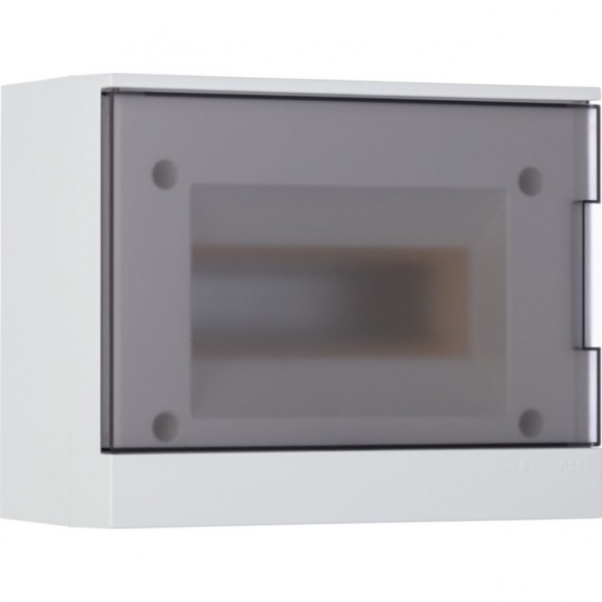 Бокс настенный ABB BASIC E 8М серая прозрачная дверь (с клеммами) 1SZR004002A2203