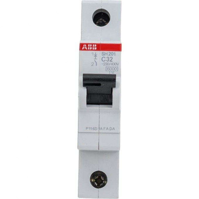 Выключатель автоматический модульный ABB 1п C 32А 6кА SH201 C 32 2CDS211001R0324